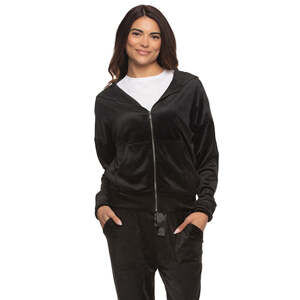 Felina Opulence Plush Velour Set Size MediumBlack / Medium